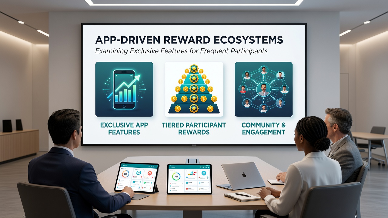 Dashboard view of an app showing accumulated loyalty points and exclusive event invitations