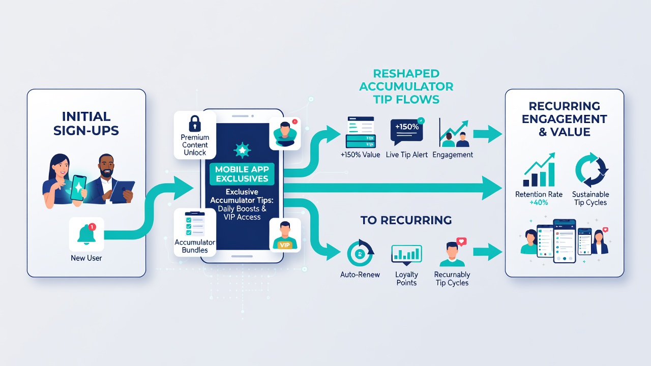 Analytics dashboard tracking accumulator bet flows across signup, first deposit, and multiple reload cycles