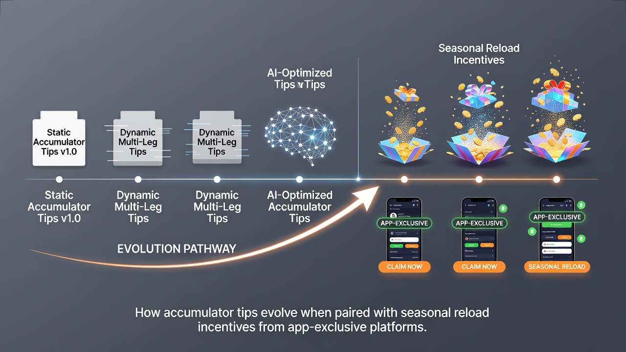 Bettors reviewing updated accumulator selections on a smartphone screen during a seasonal promotion period