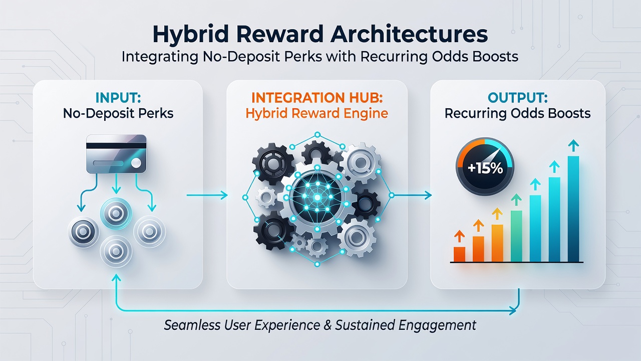 Flowchart illustrating how no-deposit credits transition into recurring odds boost applications on betting platforms