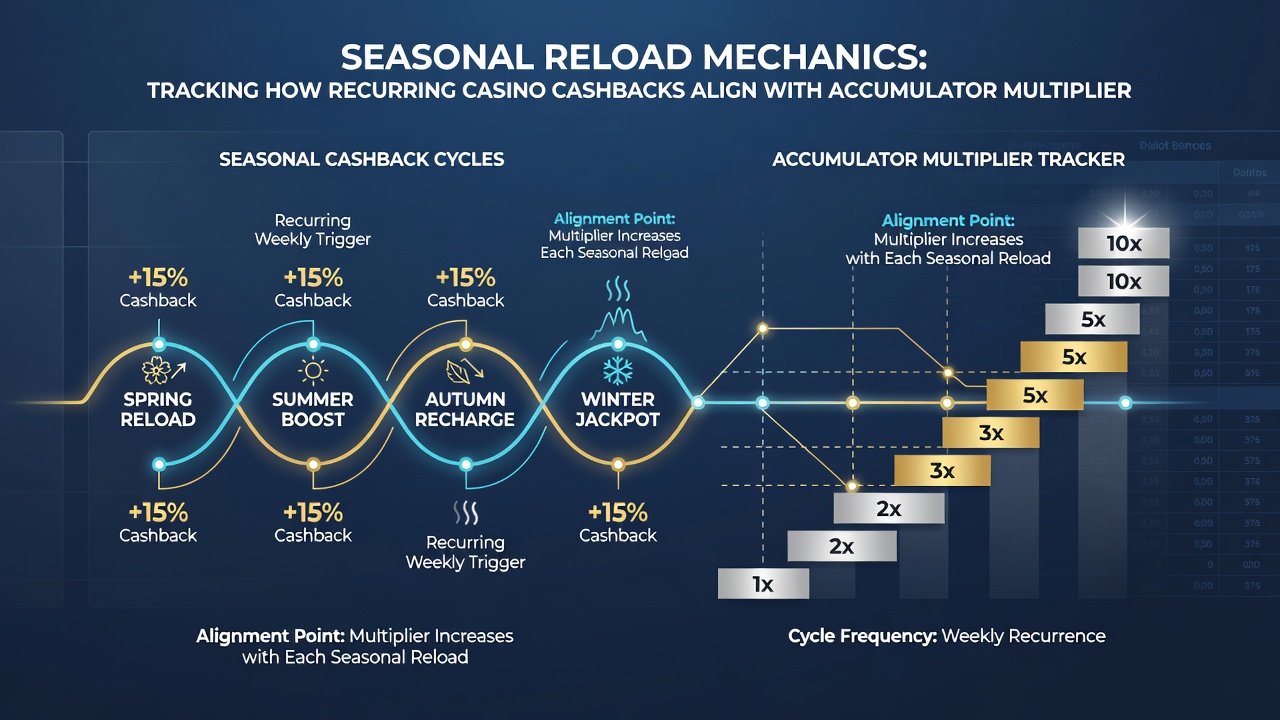 Chart illustrating cashback claim volumes rising alongside accumulator multiplier usage during October 2026 league peaks