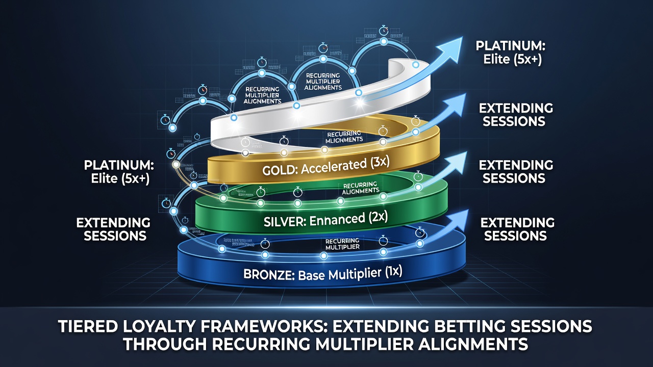 Screenshot example of a loyalty dashboard showing active multipliers and tier progress